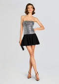 Bello Dress by retrofête in Black/Silver, product image 1