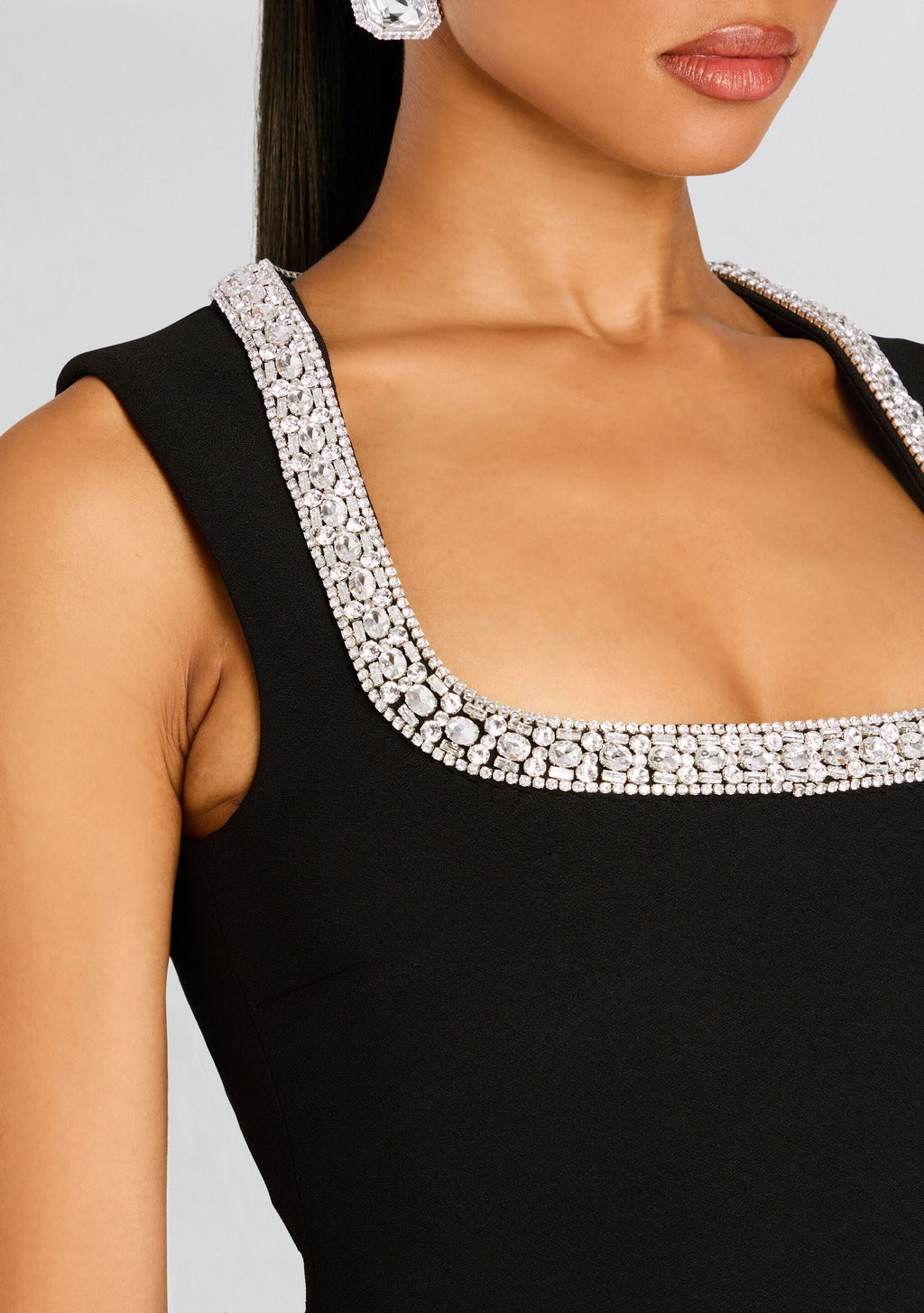 Bexley Embellished Dress by retrofête in Black, product image 3