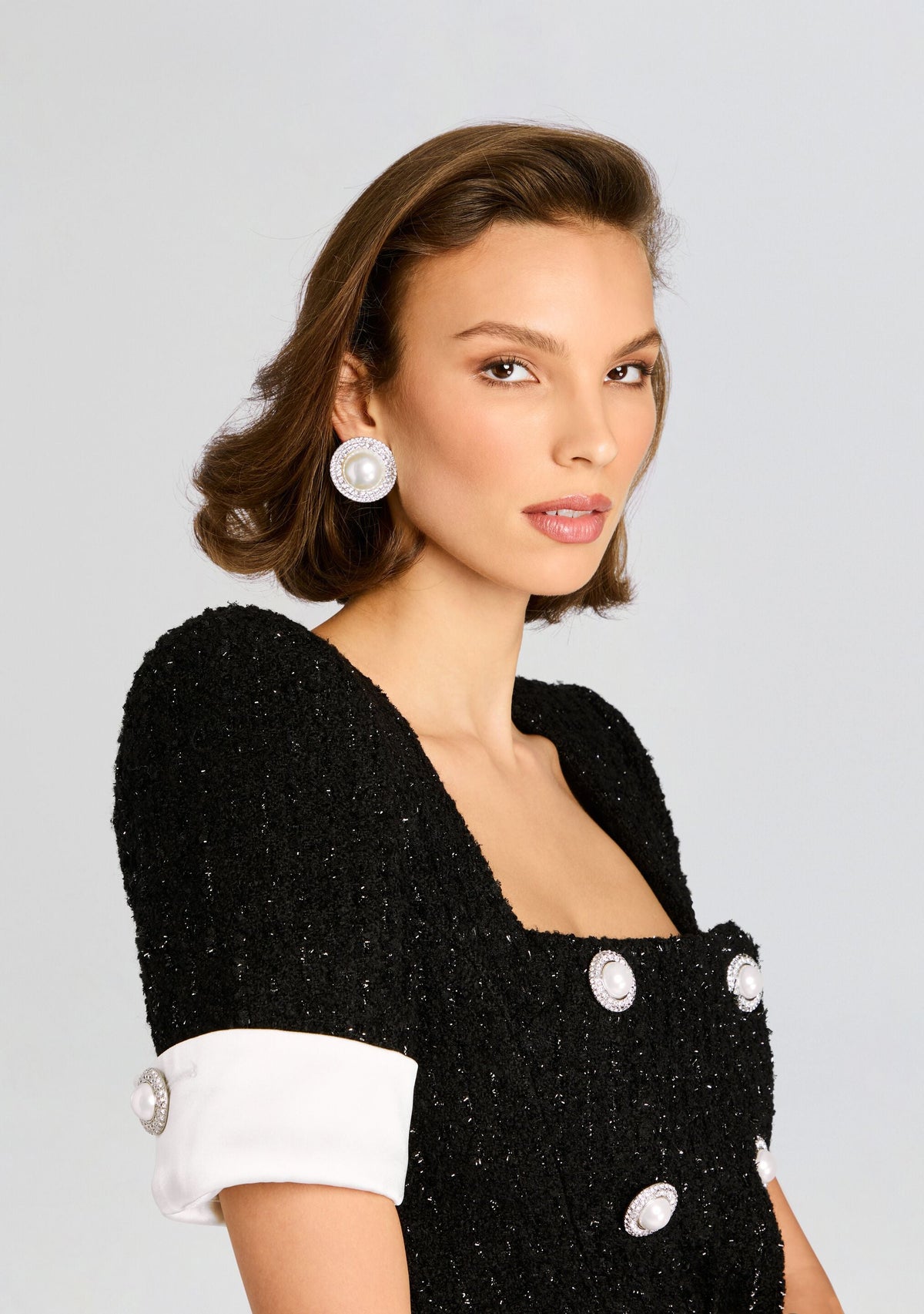 Ellie Earrings by retrofête in Silver, product image 2