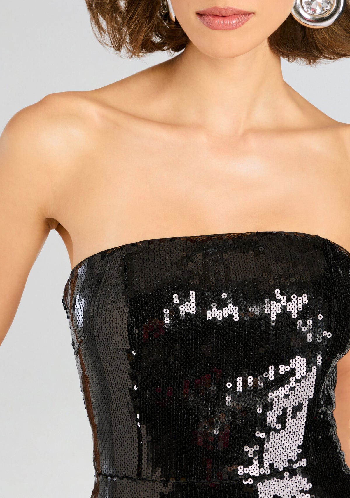 Estella Sequin Romper by retrofête in Black, product image 3