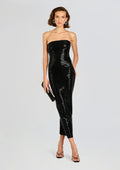 Karrah Embellished Knit Dress by retrofête in Black, product image 1