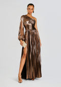 Lysandra Dress by retrofête in Metallic Bronze, product image 1