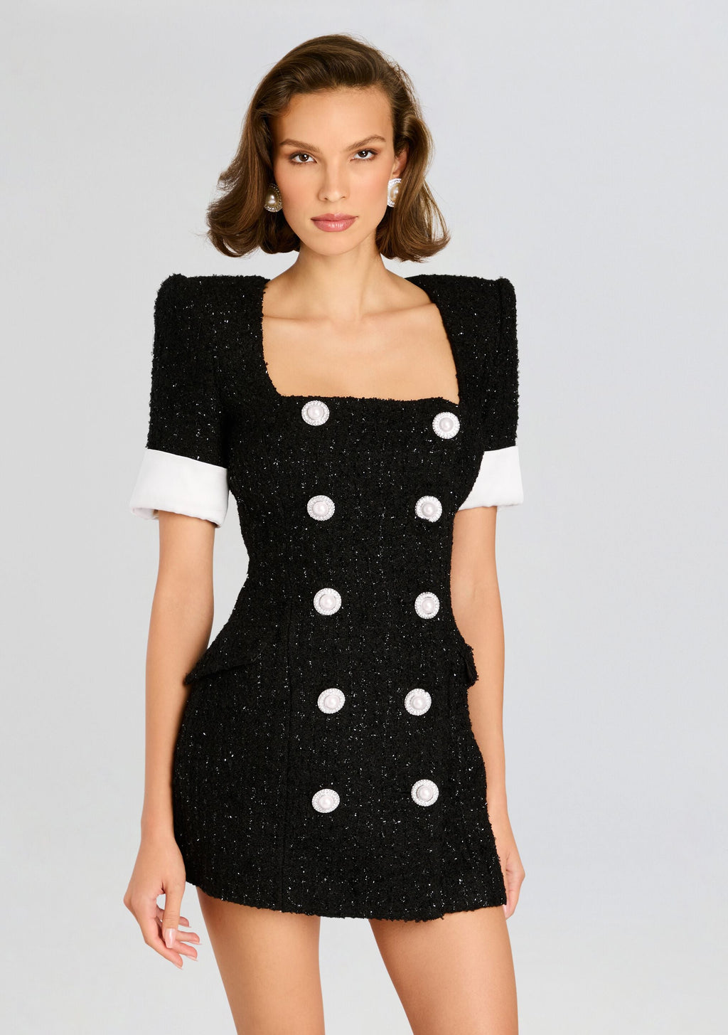 Noreen Dress by retrofête in Black, product image 5