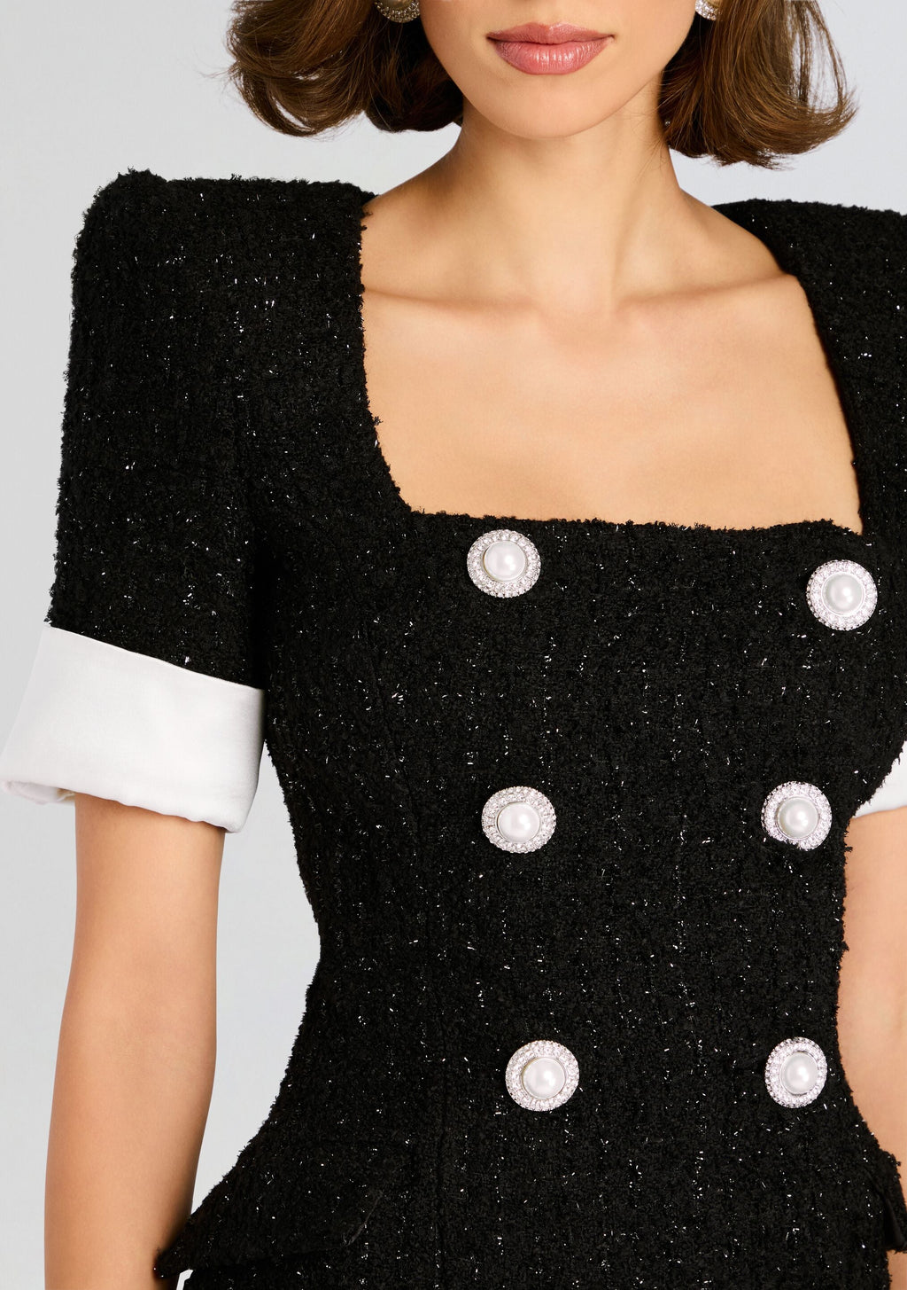 Noreen Dress by retrofête in Black, product image 2