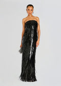 Silia Sequin Dress by retrofête in Black, product image 1