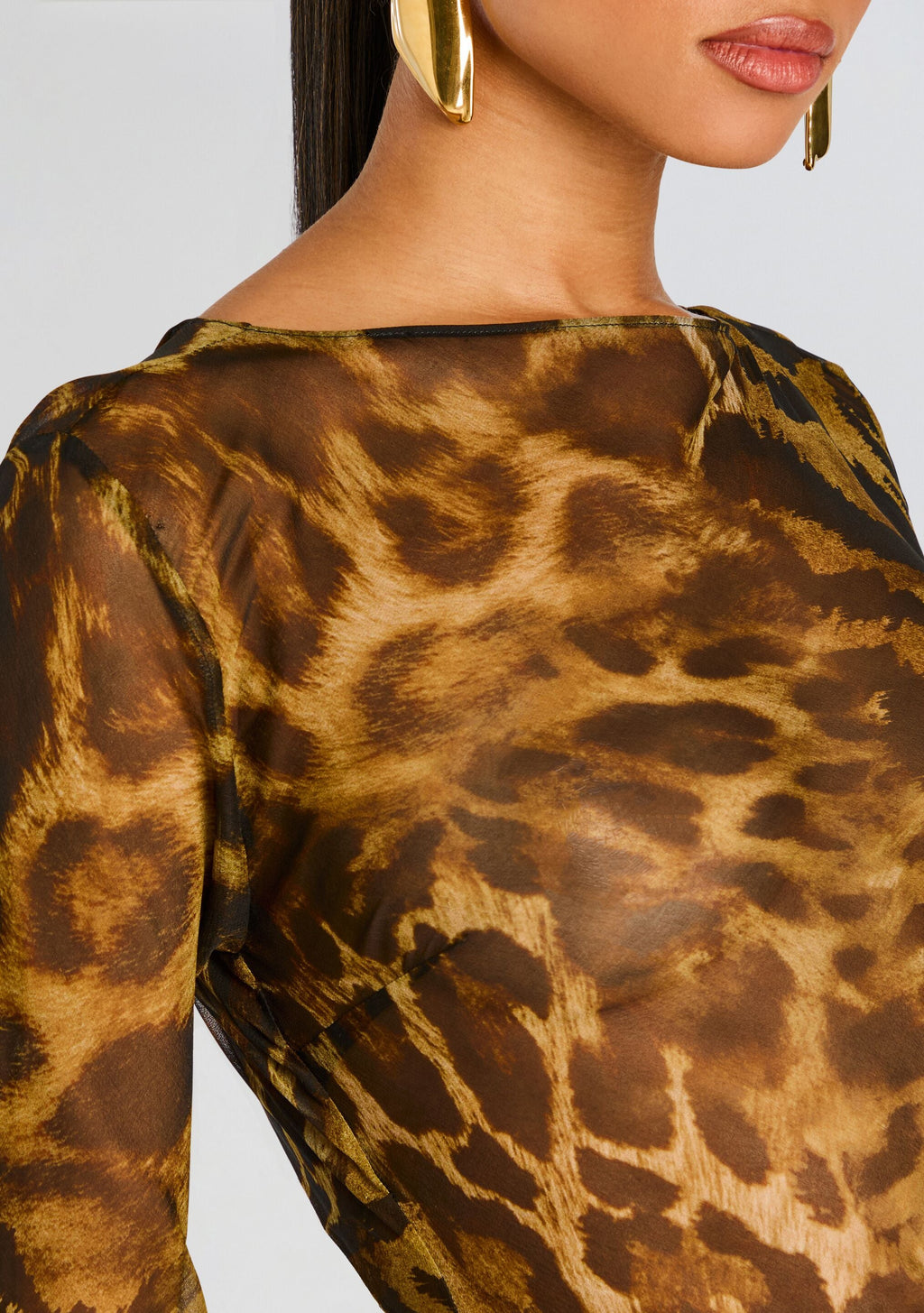 Vienna Silk Dress by retrofête in Vintage Mixed Animal, product image 3