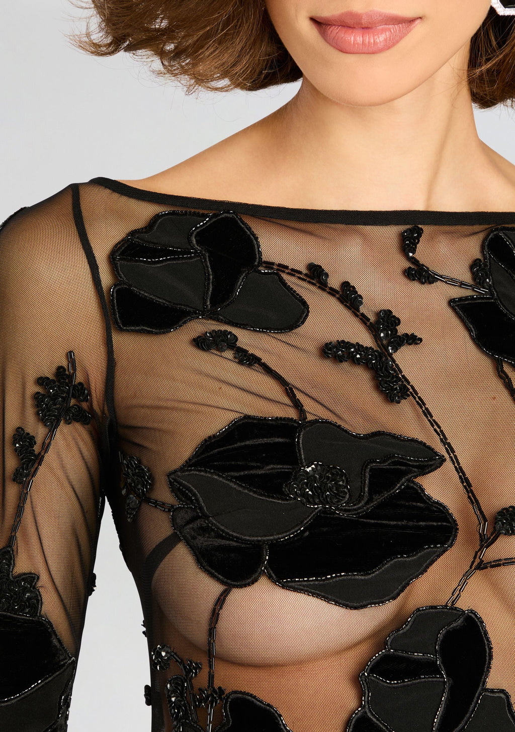 Violetta Dress by retrofête in Black, product image 3