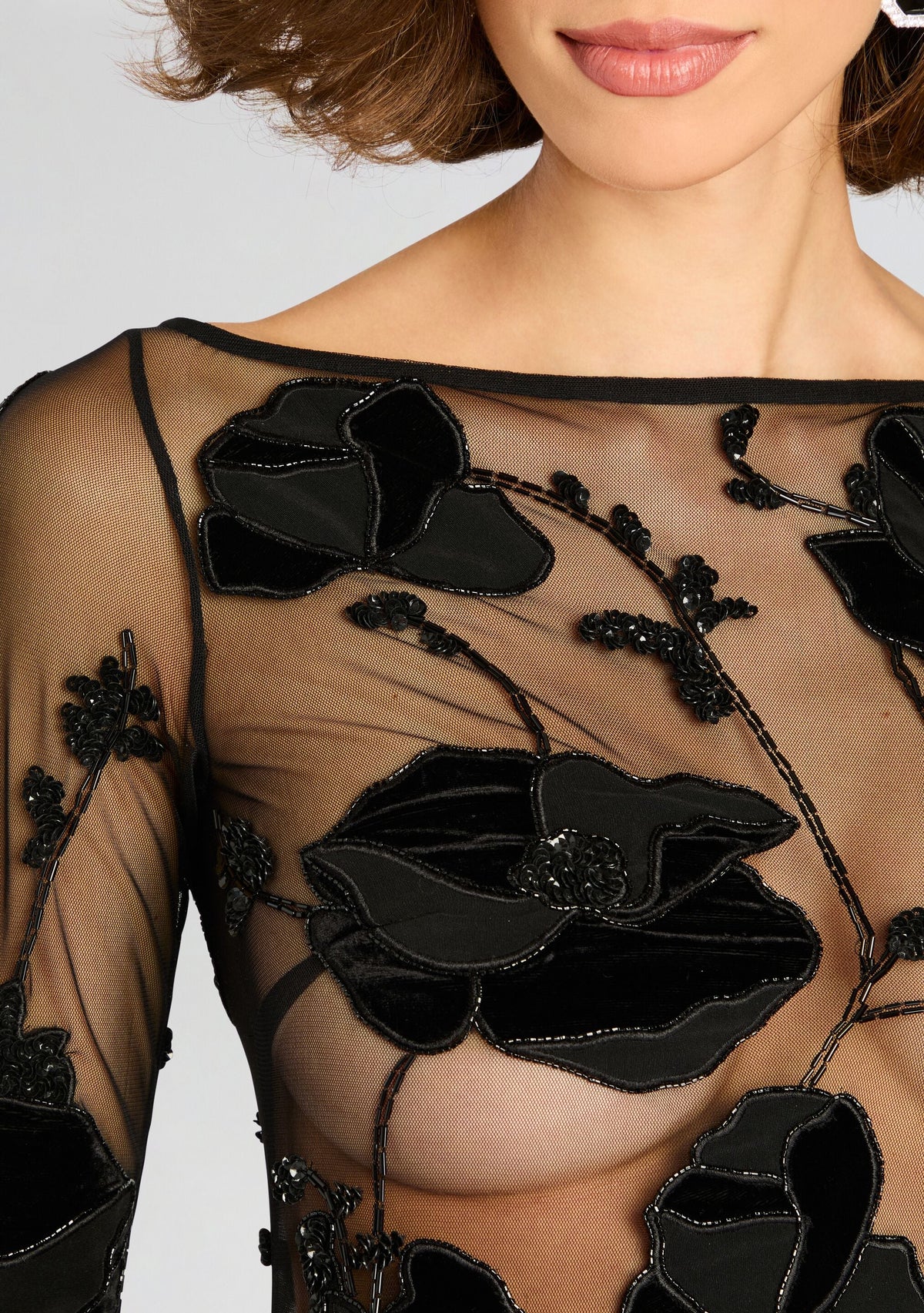 Violetta Dress by retrofête in Black, product image 3