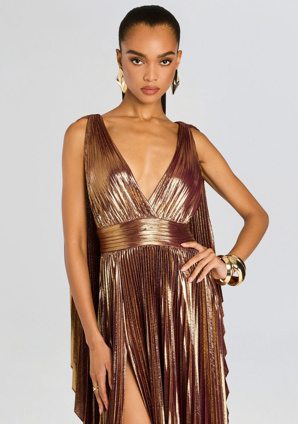 Eleri Dress by retrofête in Golden Mulberry, product image 6