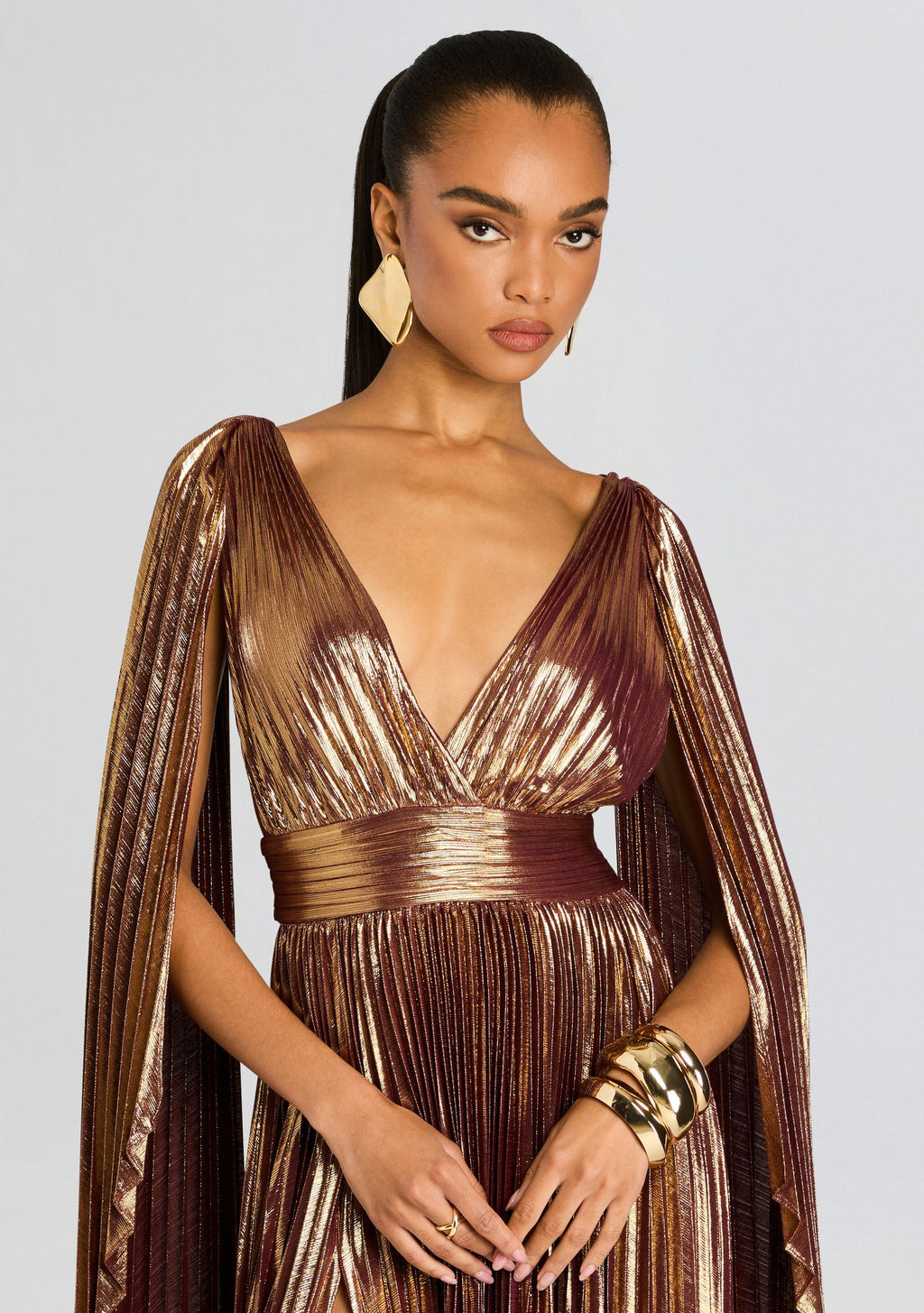 Eleri Dress by retrofête in Golden Mulberry, product image 2