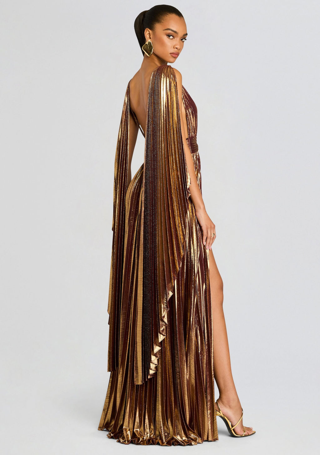 Eleri Dress by retrofête in Golden Mulberry, product image 4