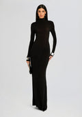 Kim Maxi Dress by SEROYA in Black, product image 1