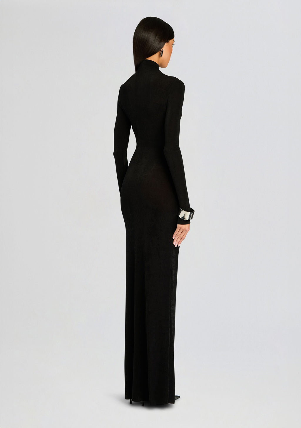Kim Maxi Dress by SEROYA in Black, product image 4