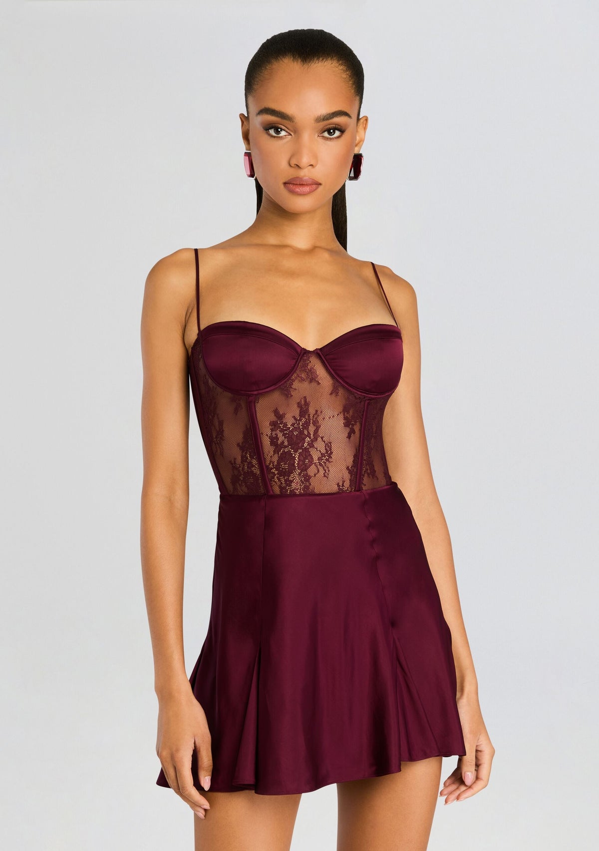 Veranda Dress by retrofête in Port, product image 5