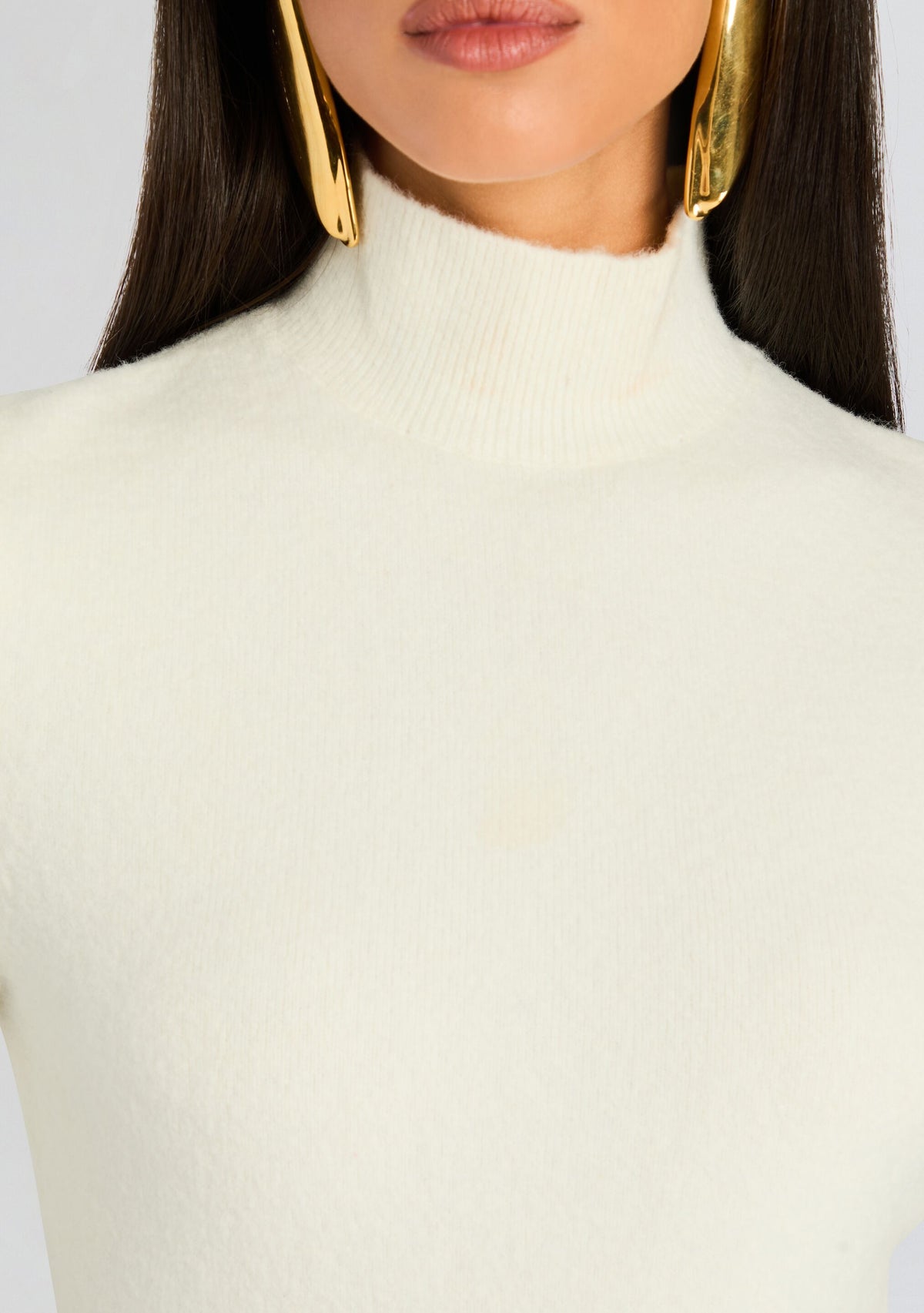 Yael Knit Top by SEROYA in Eggshell, product image 2