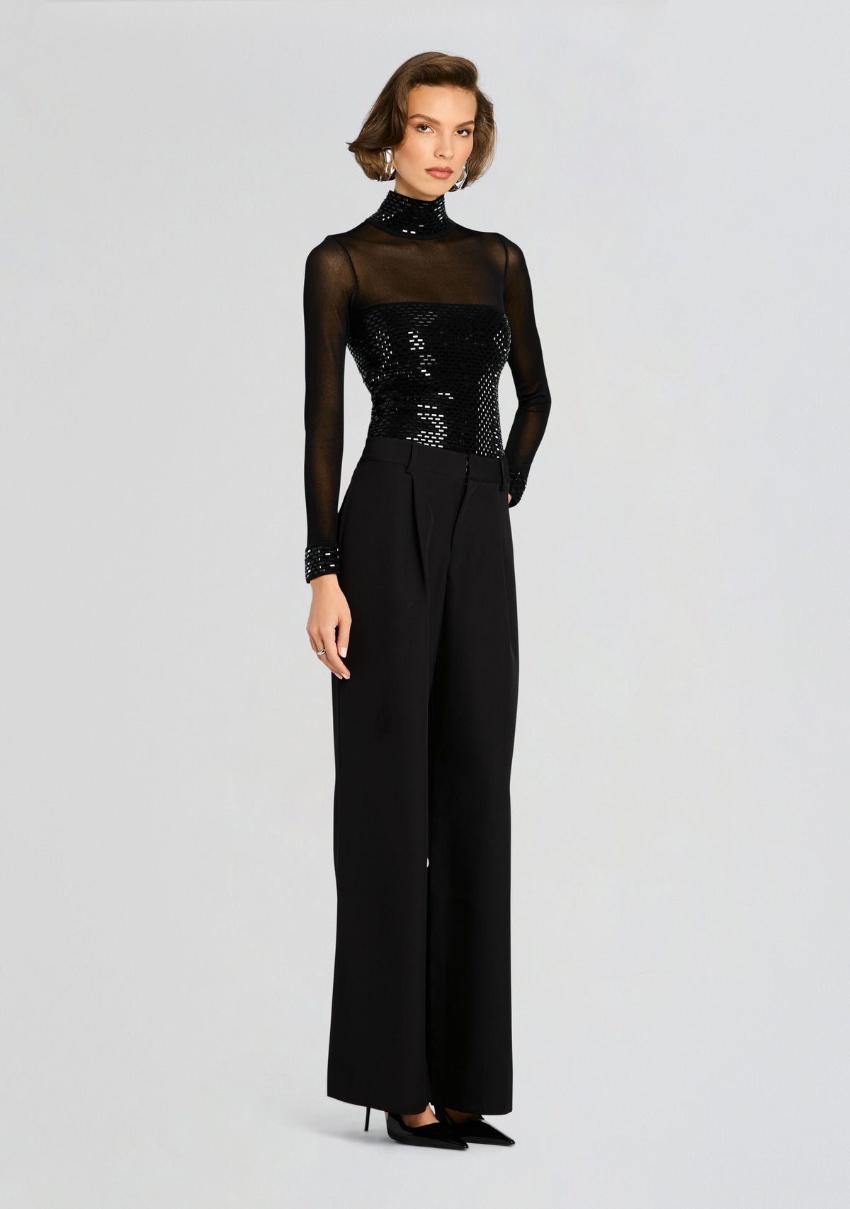 Clove Embellished Top by retrofête in Black, product image 3