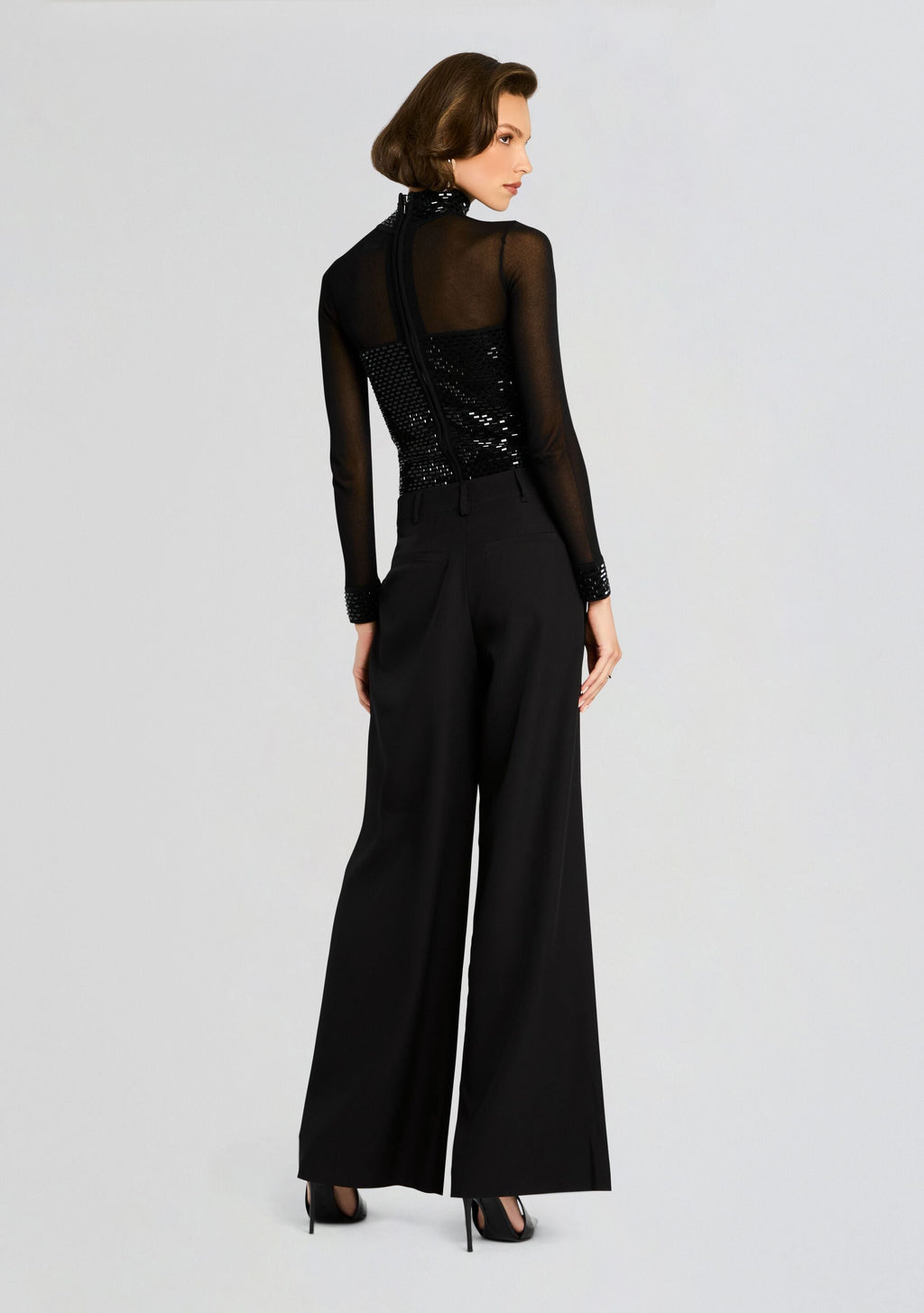 Clove Embellished Top by retrofête in Black, product image 4
