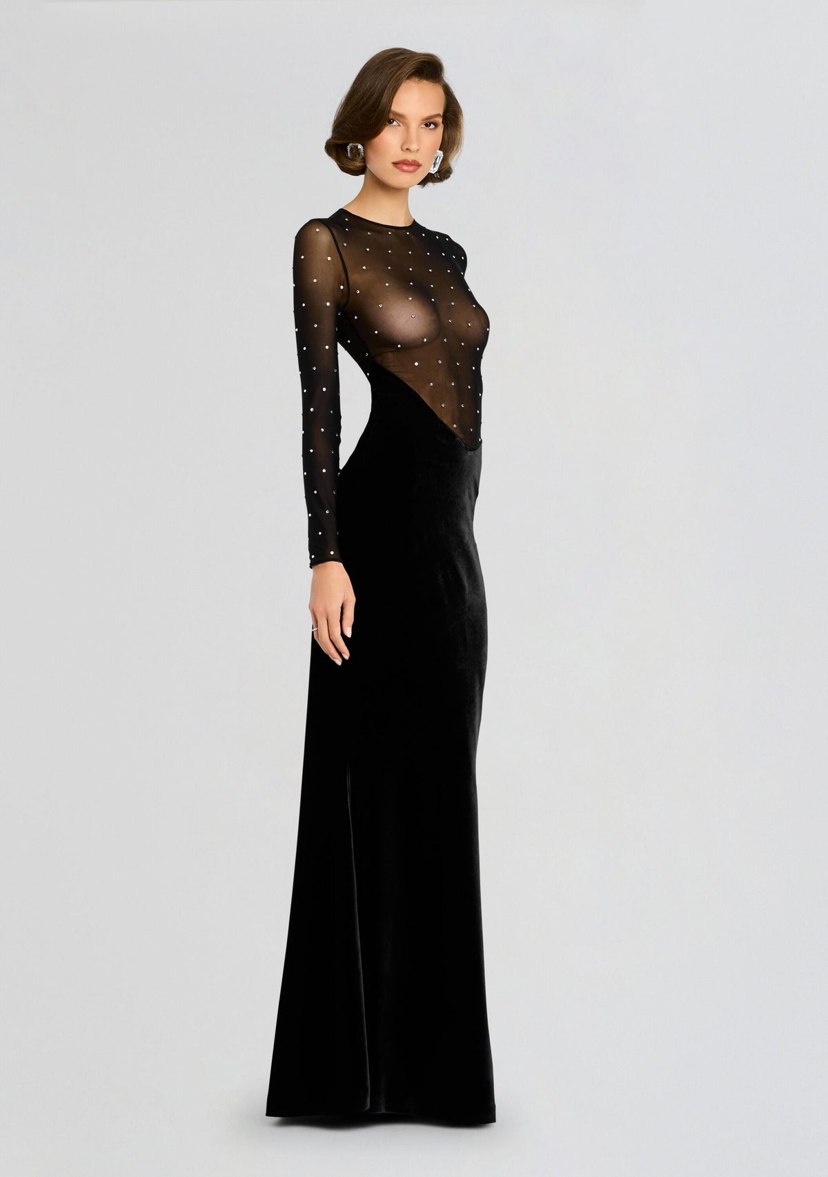 Deryn Dress by retrofête in Black/Silver, product image 3
