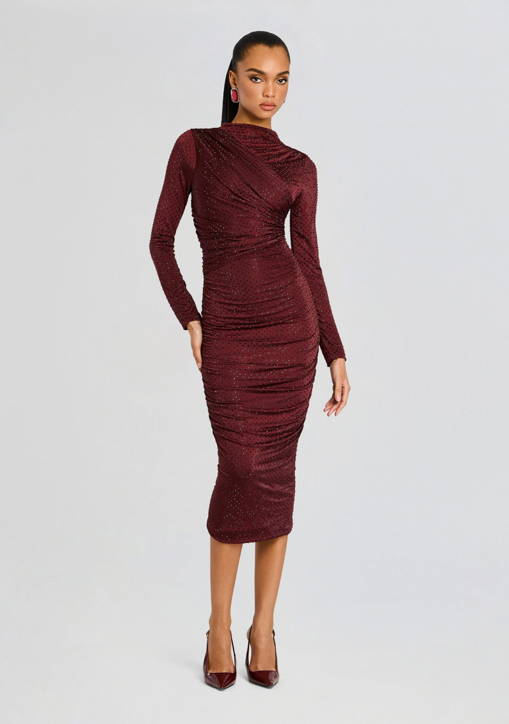 Mavy Dress by retrofête in Port, product image 1