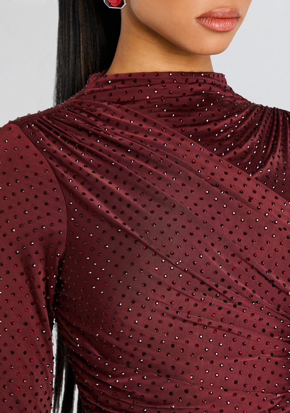 Mavy Dress by retrofête in Port, product image 3