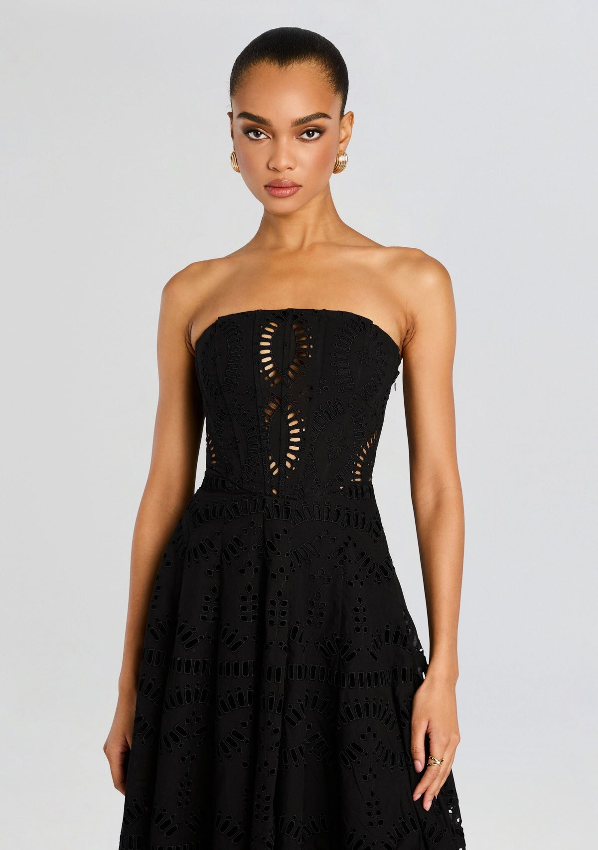Galik Midi Dress by Charo Ruiz in Black, product image 5