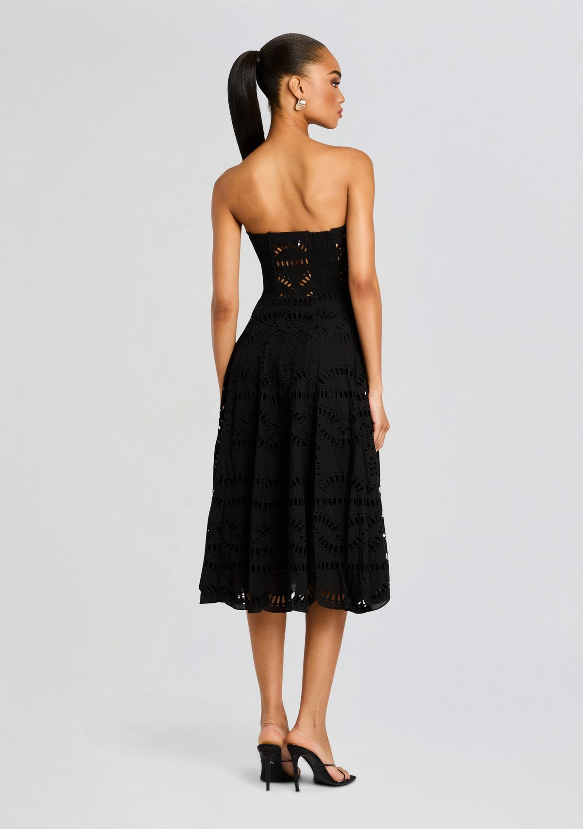 Galik Midi Dress by Charo Ruiz in Black, product image 4