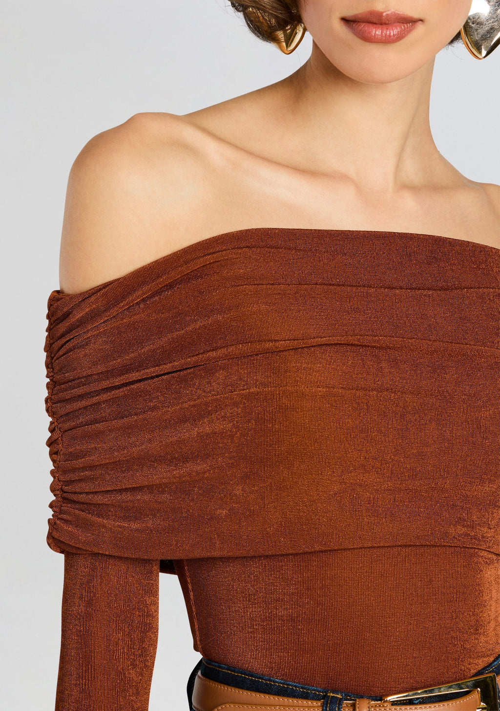 Nora Top by SEROYA in Toffee, product image 3