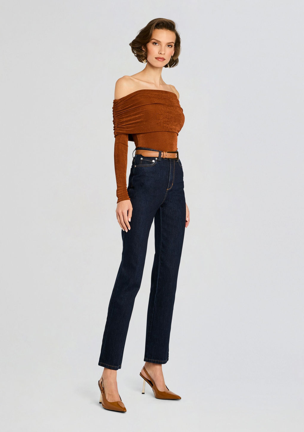 Nora Top by SEROYA in Toffee, product image 4