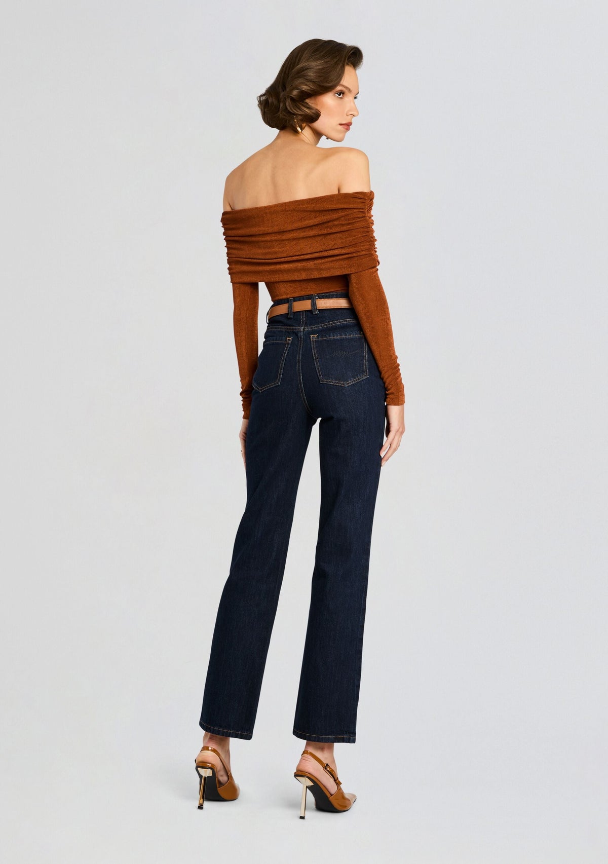 Nora Top by SEROYA in Toffee, product image 5