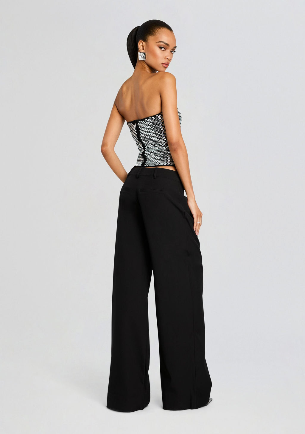 Valery Embellished Knit Top by retrofête in Black, product image 5