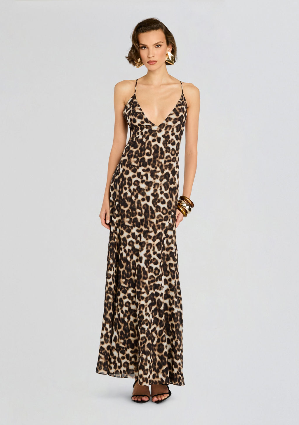 Isabel Maxi Dress by SEROYA in Spotted Bengal, product image 1