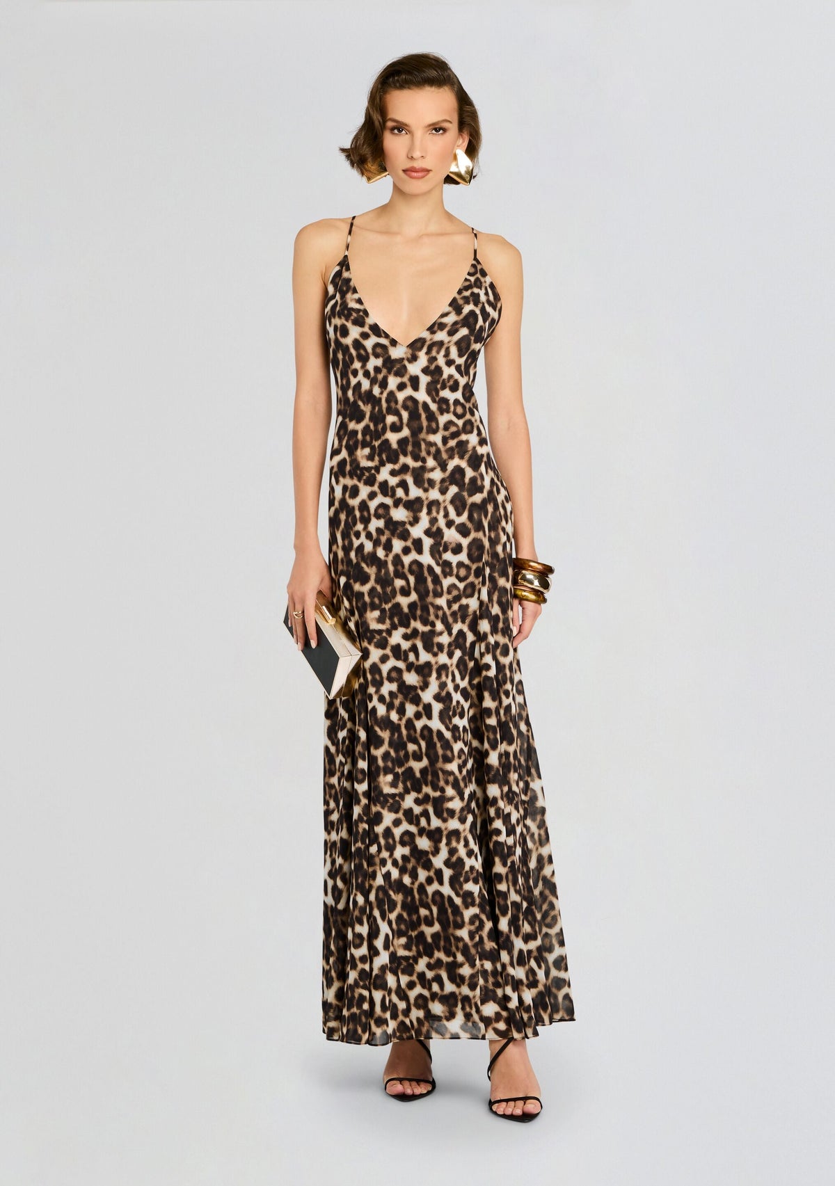 Isabel Maxi Dress by SEROYA in Spotted Bengal, product image 5