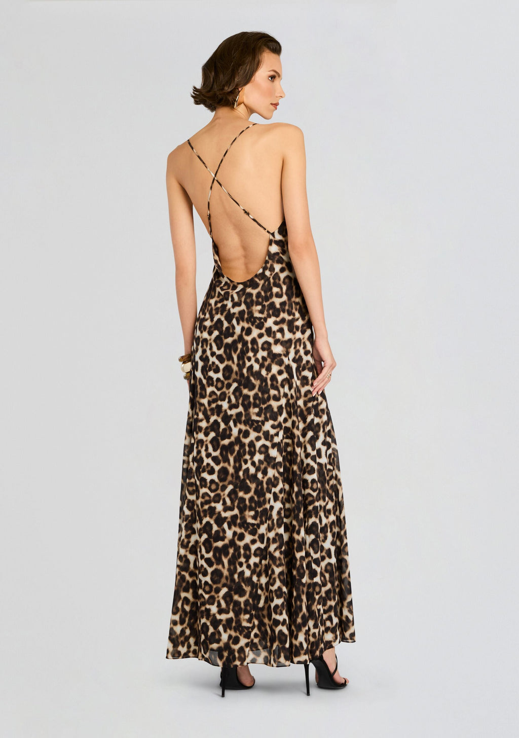 Isabel Maxi Dress by SEROYA in Spotted Bengal, product image 4