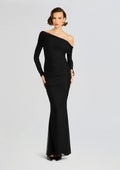 Luana Gown by SEROYA in Black, product image 1