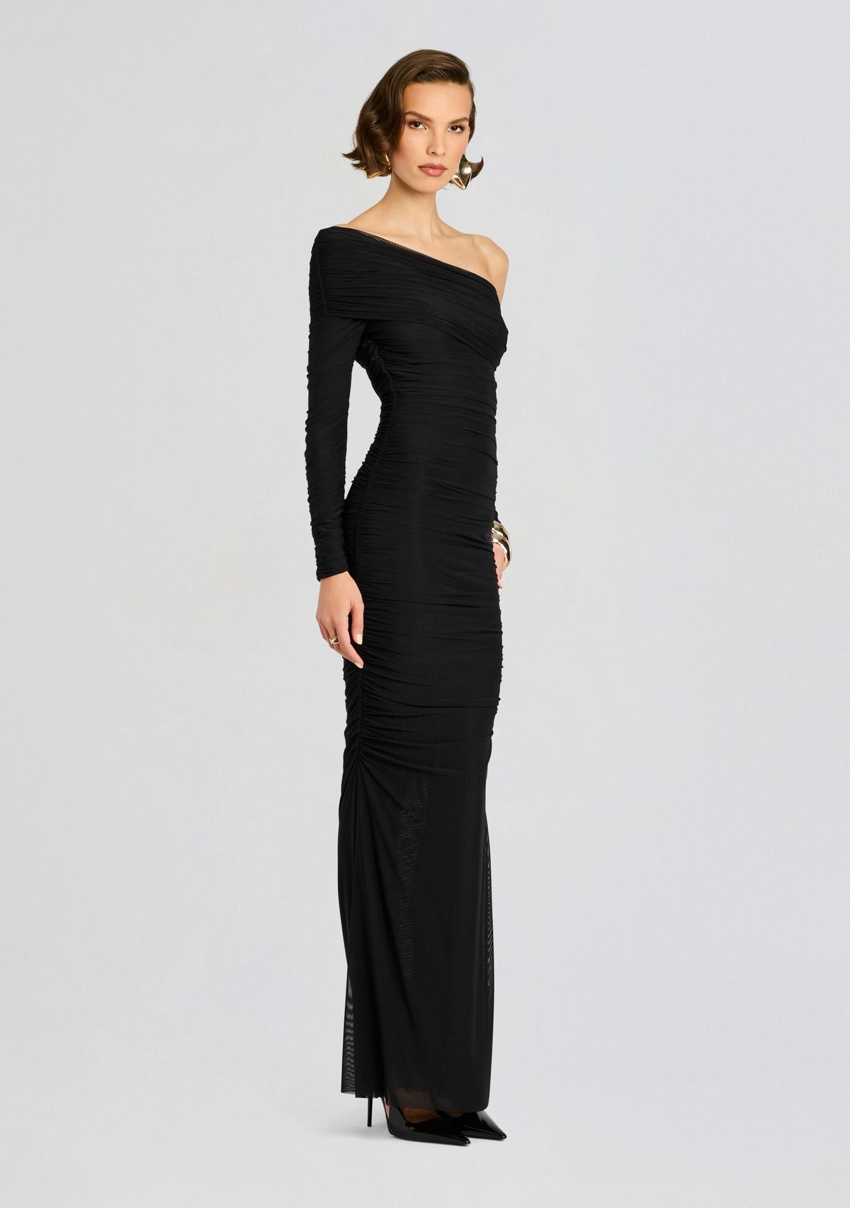 Luana Gown by SEROYA in Black, product image 3