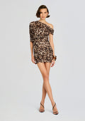 Raja Mini Dress by SEROYA in Spotted Bengal, product image 1