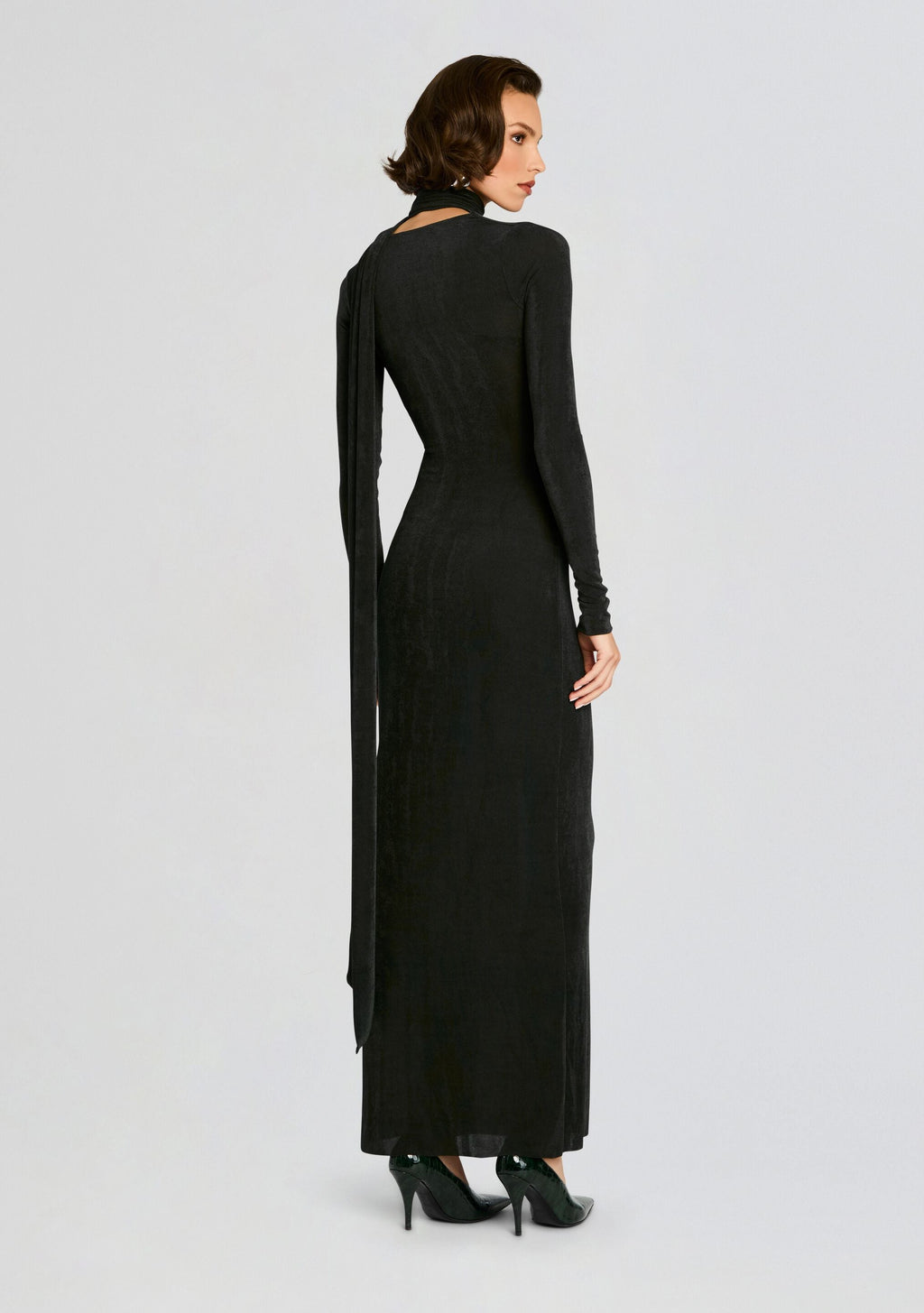 Raquel Maxi Dress by SEROYA in Forest Green, product image 4