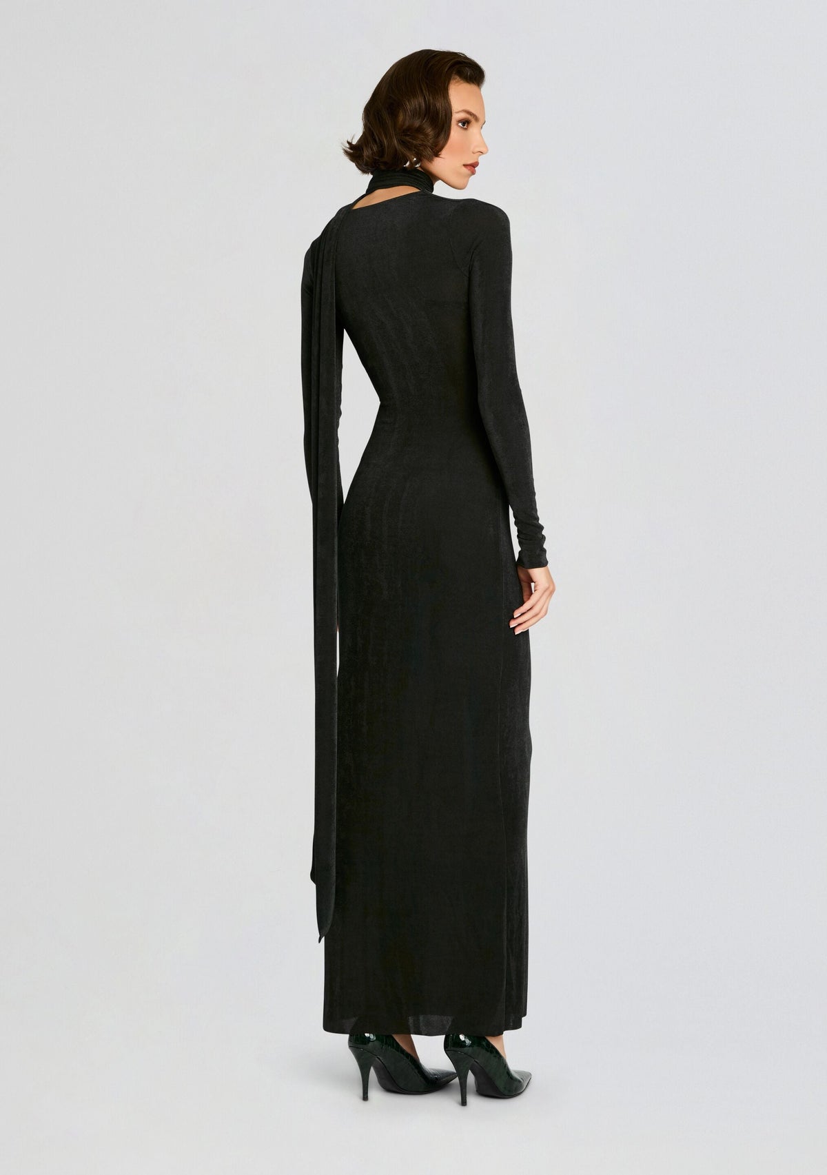 Raquel Maxi Dress by SEROYA in Forest Green, product image 4