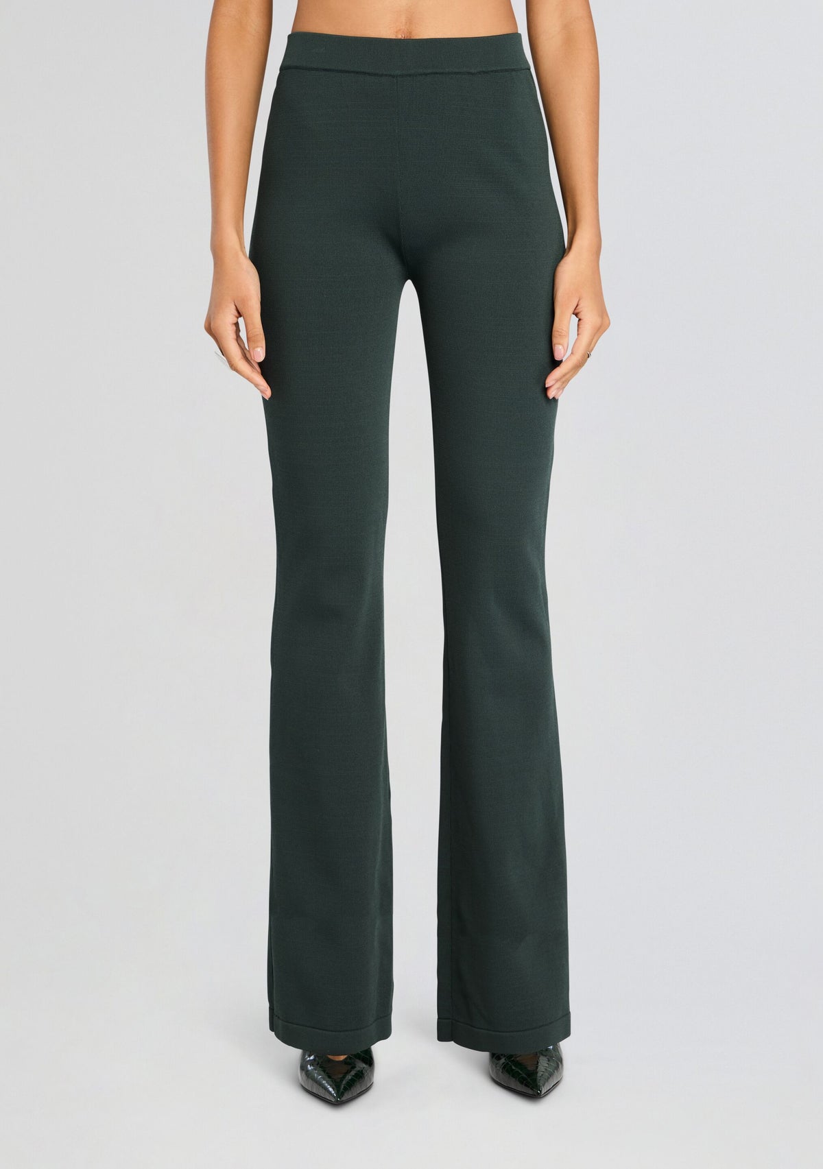 Juliette Knit Pant by SEROYA in Forest Green, product image 1
