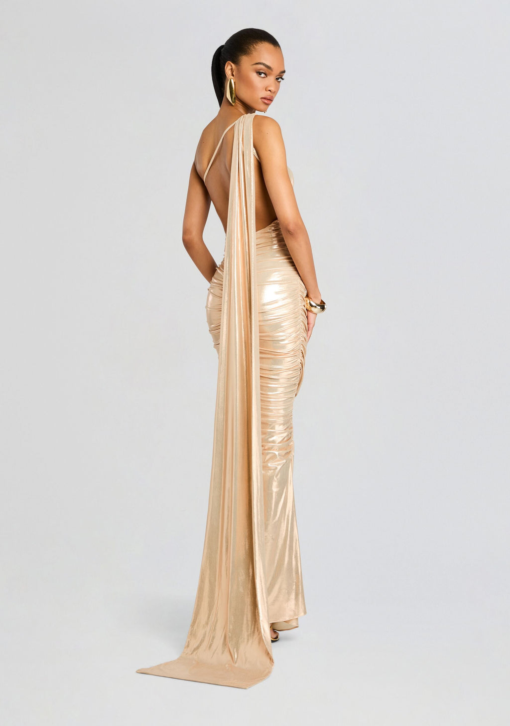 Shannon Dress by retrofête in Latte, product image 1