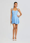 Mai Short Dress by Charo Ruiz in Blue Tannis, product image 1