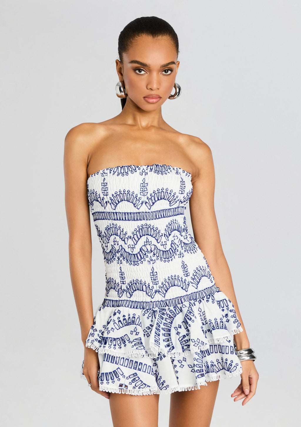 Megan Short Dress by Charo Ruiz in Blue Klein, product image 5
