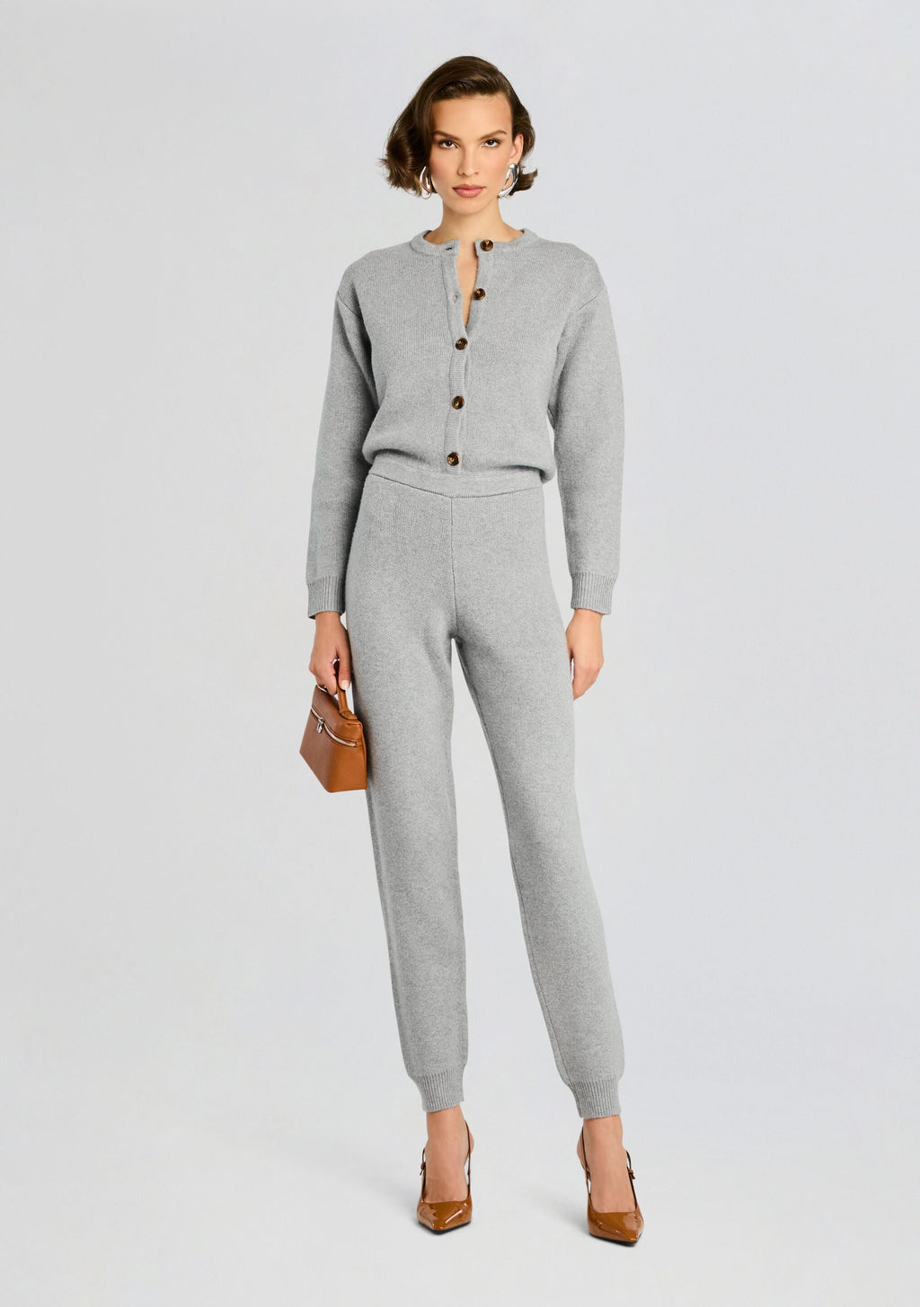 Wren Jumpsuit by SEROYA in Heathered Grey, product image 5
