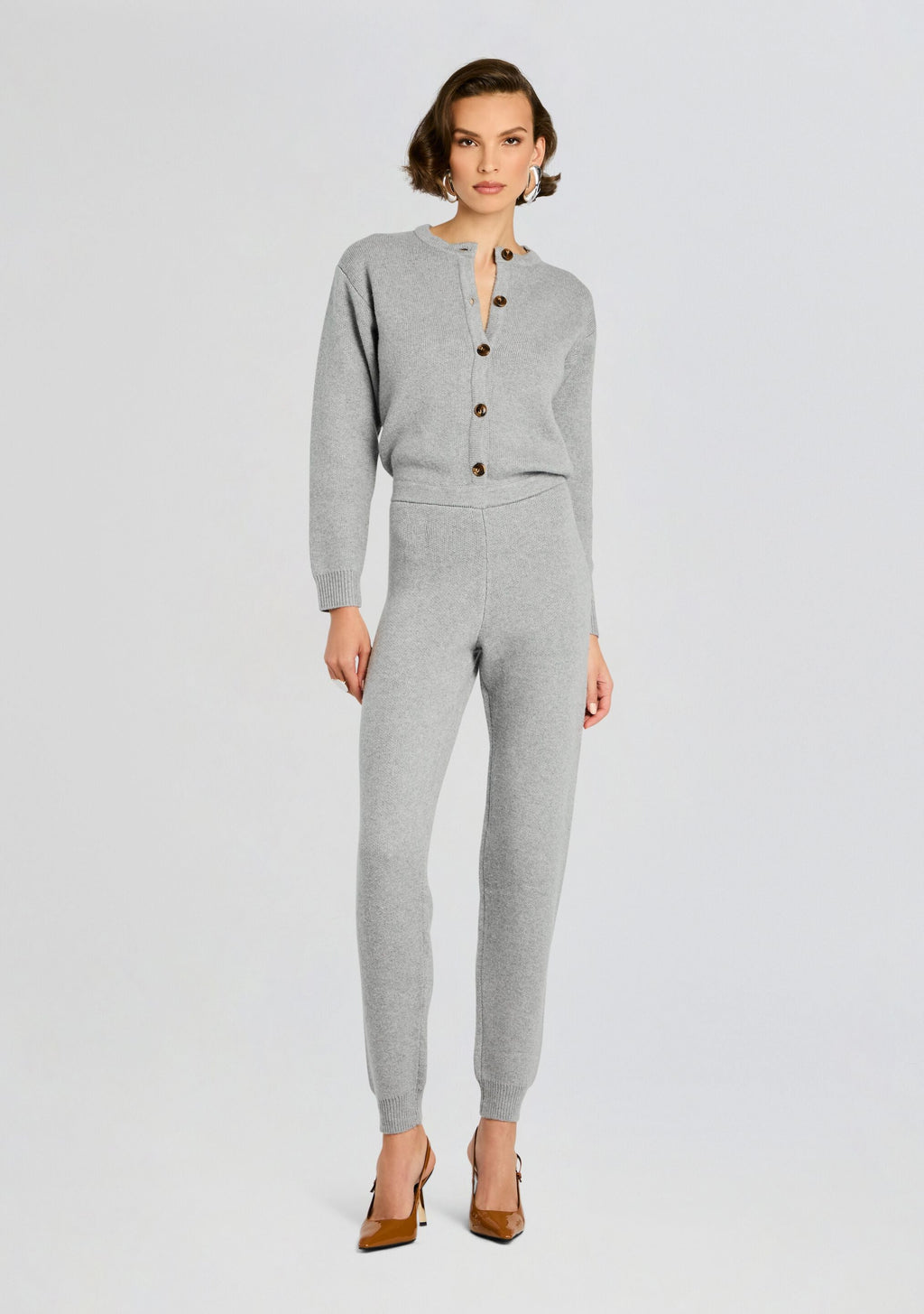 Wren Jumpsuit by SEROYA in Heathered Grey, product image 1