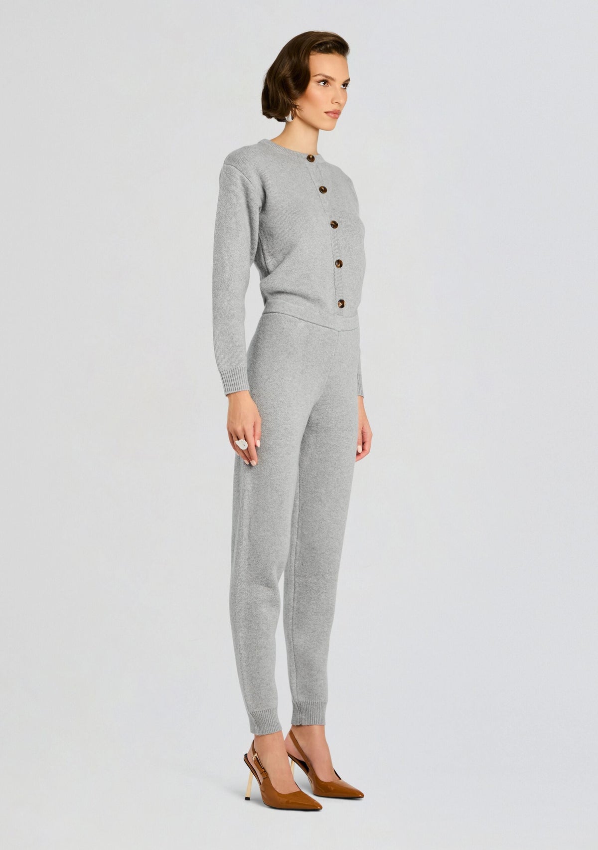 Wren Jumpsuit by SEROYA in Heathered Grey, product image 3