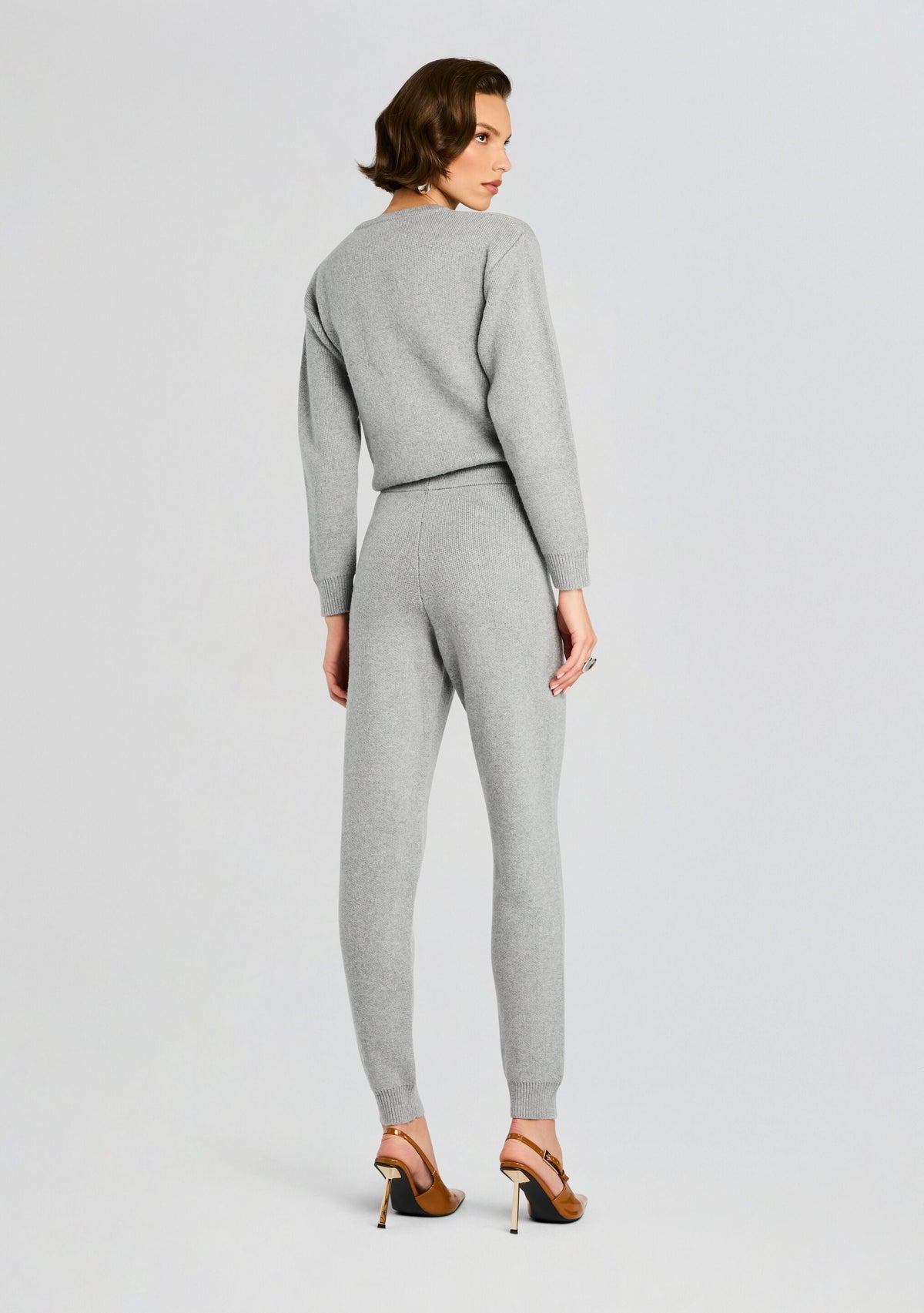 Wren Jumpsuit by SEROYA in Heathered Grey, product image 4