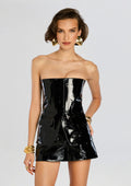 Annie Leather Top by retrofête in Black, product image 1