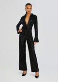 Marseille Embellished Jumpsuit by Sans Faff in Black, product image 1