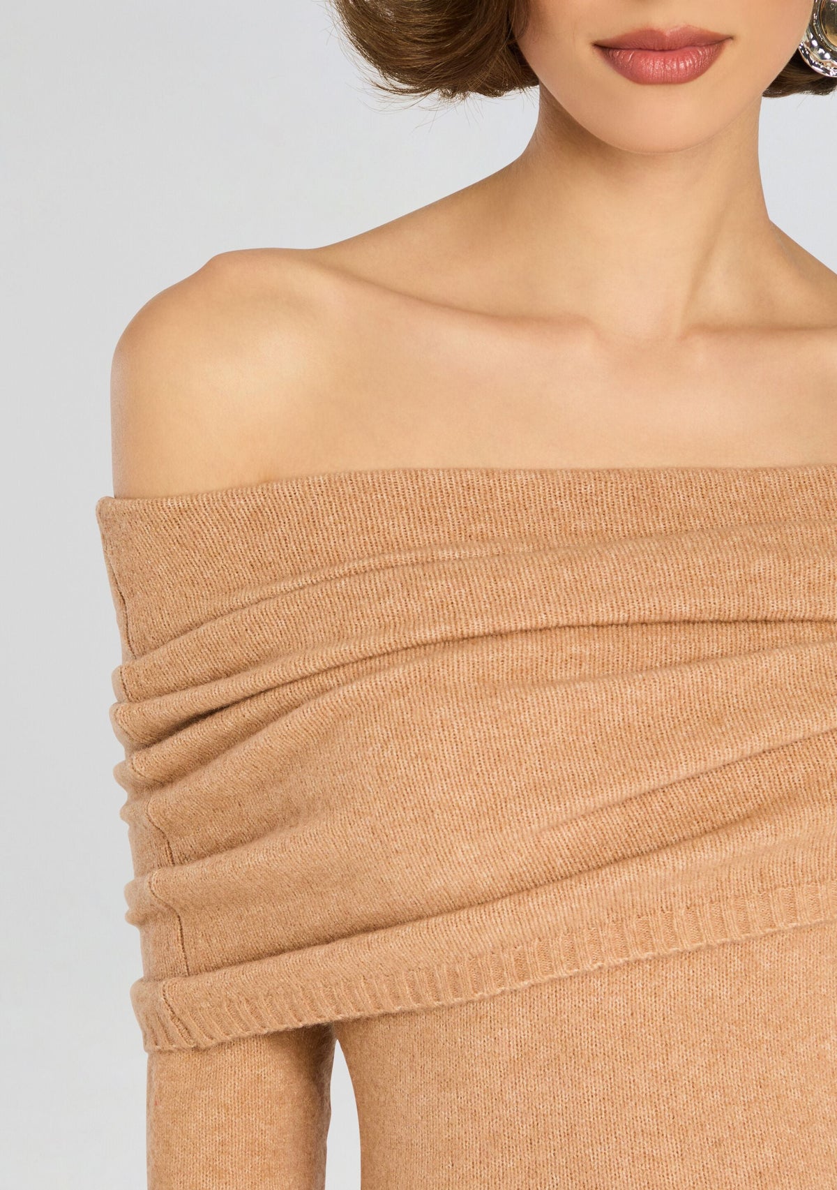 Maya Maxi Dress by SEROYA in Tan, product image 2