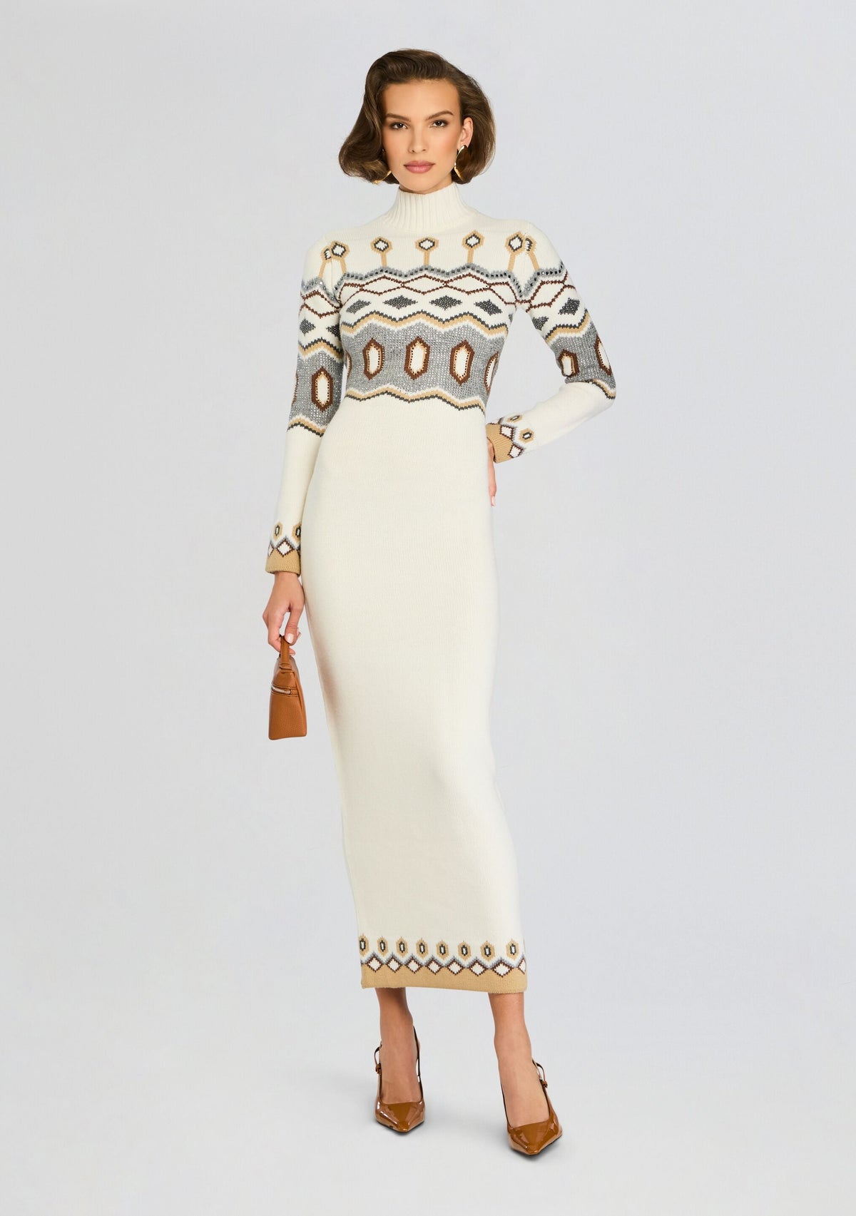 McCoy Knit Dress by retrofête in Multi, product image 1